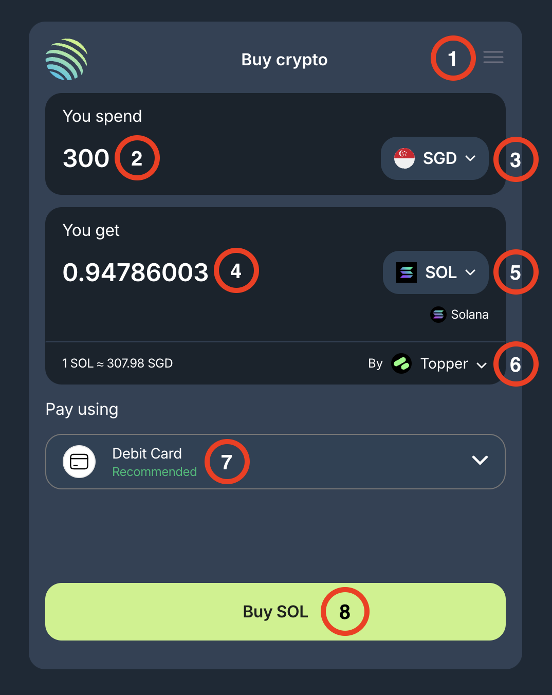 Onramp UI